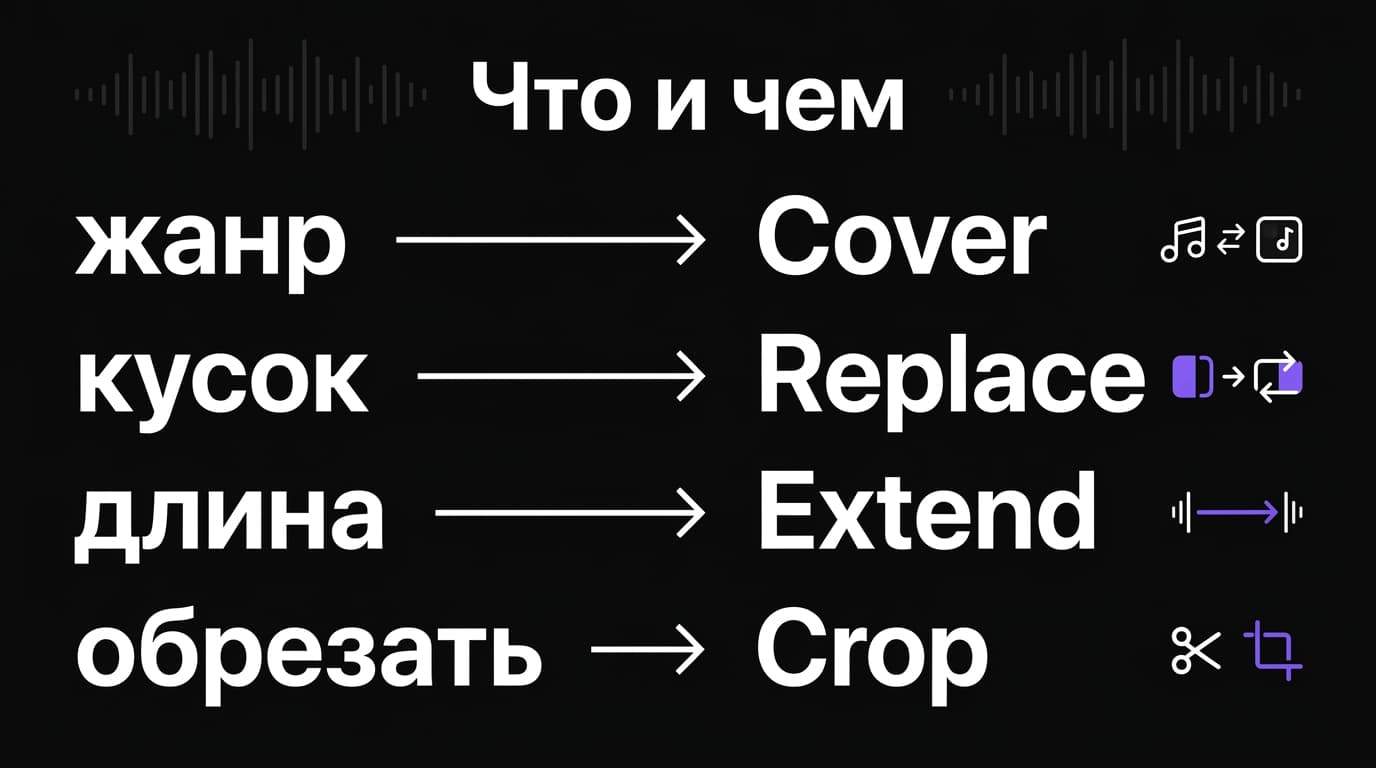 Suno: как переделать уже готовый трек — жанр, текст, длину и хвост песни — фото 1