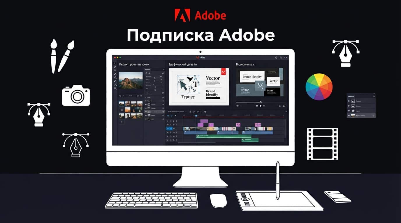 Как оформить подписку Adobe из России в 2026 году