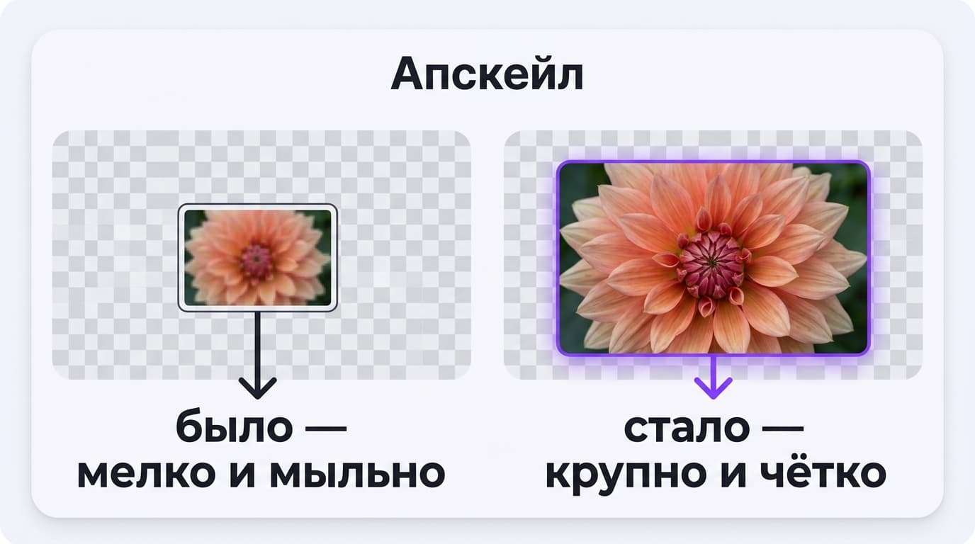 Мыльное фото товара? В Photoroom есть кнопка, которая вытягивает резкость и разрешение за секунды — фото 2