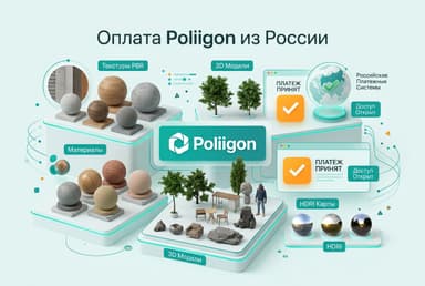 Как оформить подписку Poliigon из России в 2026 году: без зарубежной карты