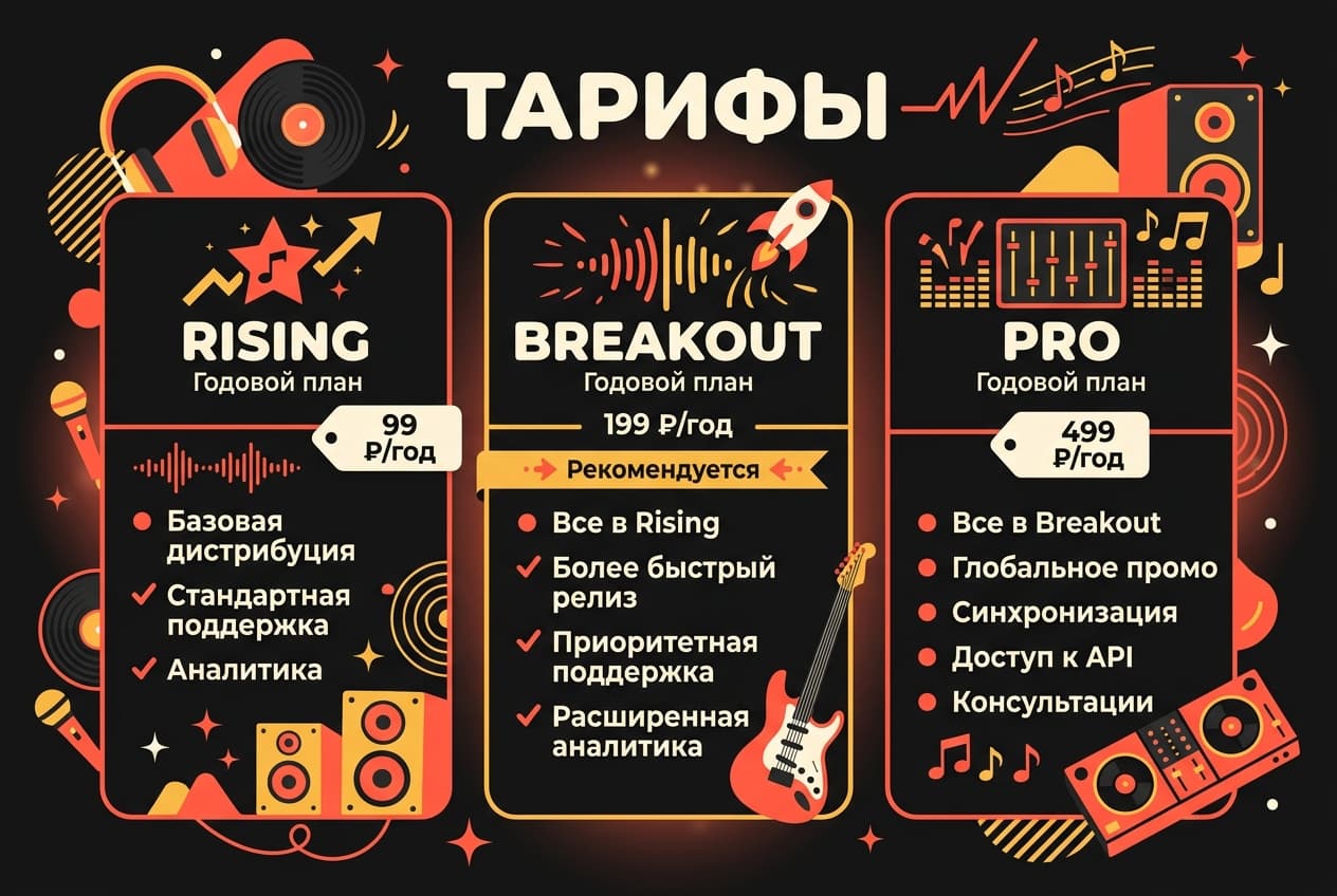 Как оплатить TuneCore из России в 2026 году: дистрибуция музыки без зарубежной карты — фото 2