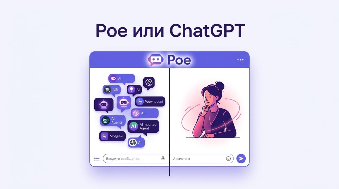 ChatGPT против Poe: какой ИИ-сервис выбрать в 2026 году