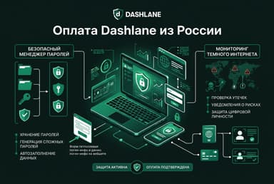 Как оформить подписку Dashlane из России в 2026 году: без зарубежной карты