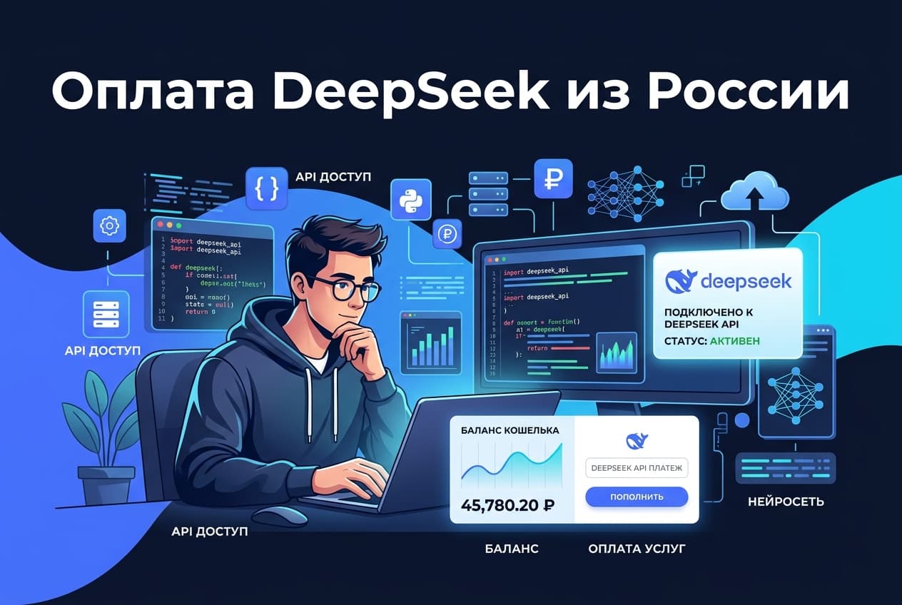 Как пополнить баланс DeepSeek из России в 2026 году: без зарубежной карты