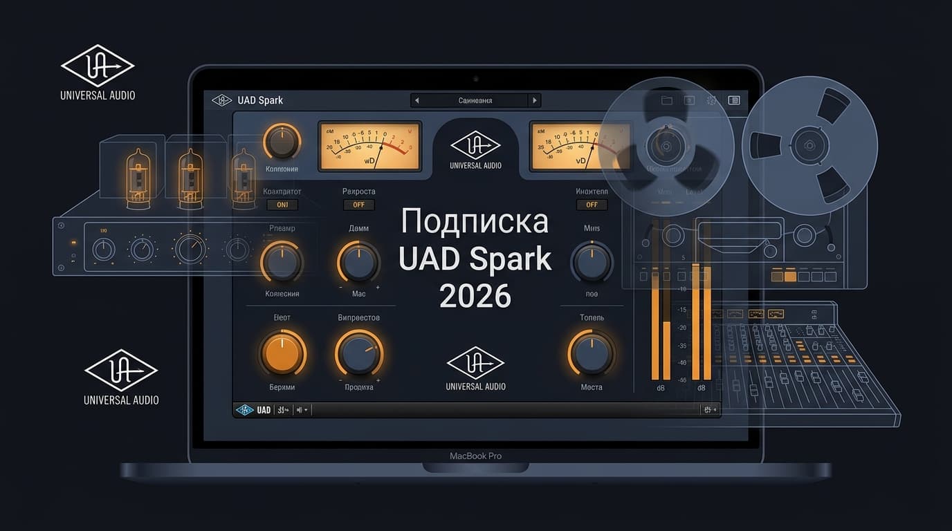 Как оформить подписку UAD Spark (Universal Audio) из России в 2026 году?