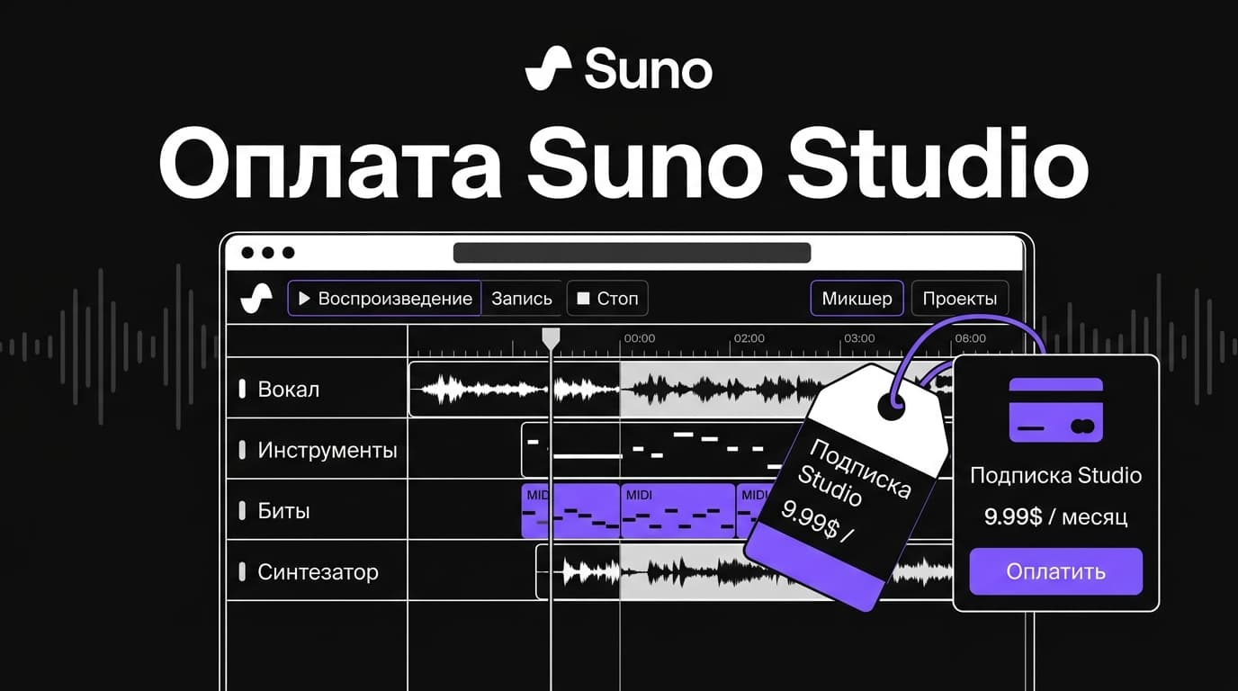 Как получить доступ к Suno Studio из России: тариф Premier, его состав и оплата