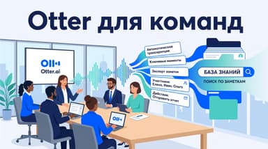 Otter для команд: как собрать общую базу знаний из встреч
