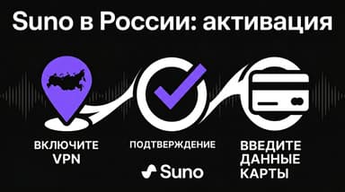 Доступ к Suno из России в 2026 году: регистрация, VPN и оформление подписки по шагам