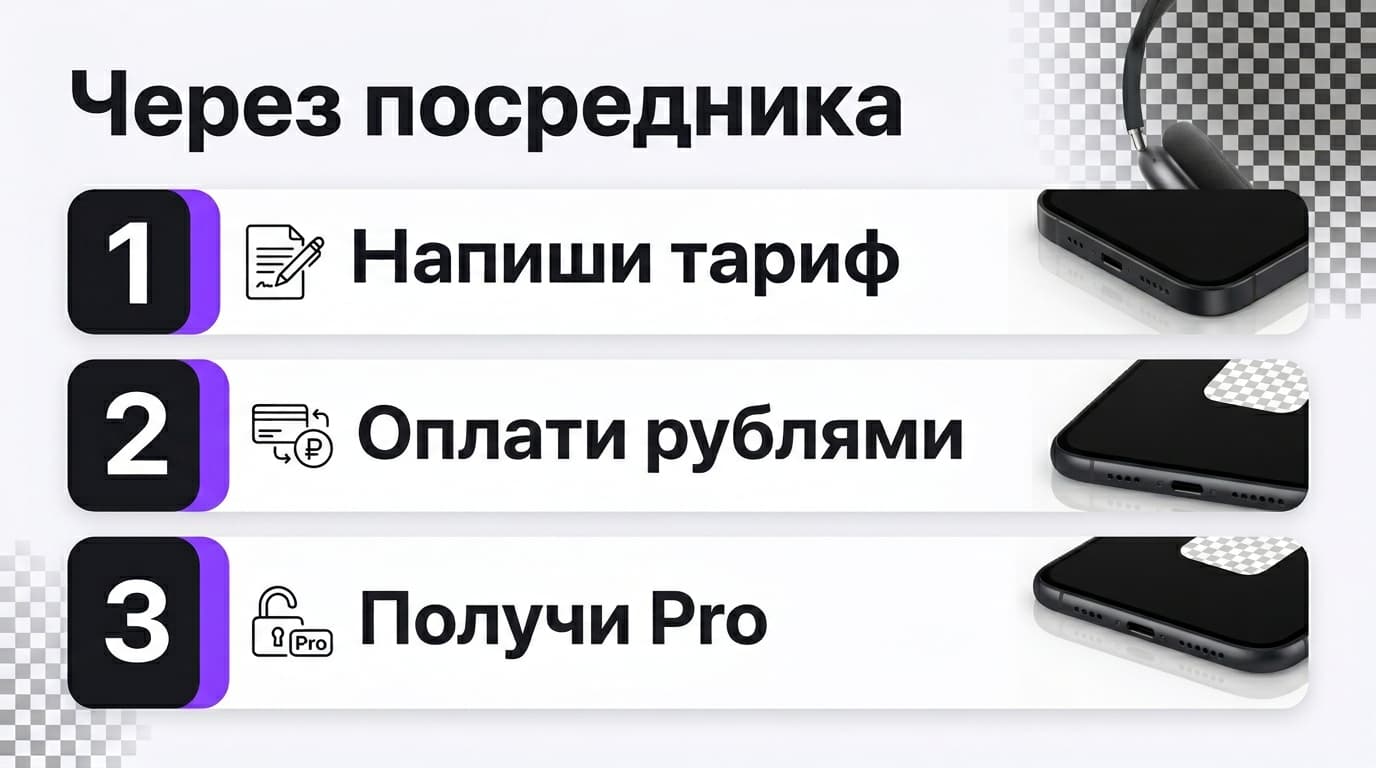 Photoroom из России: рабочая схема оплаты, если карту просто отклоняют — фото 2