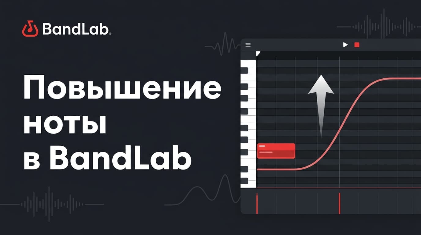 Поднять высоту звука в BandLab: разница между MIDI-нотой и питчем голоса