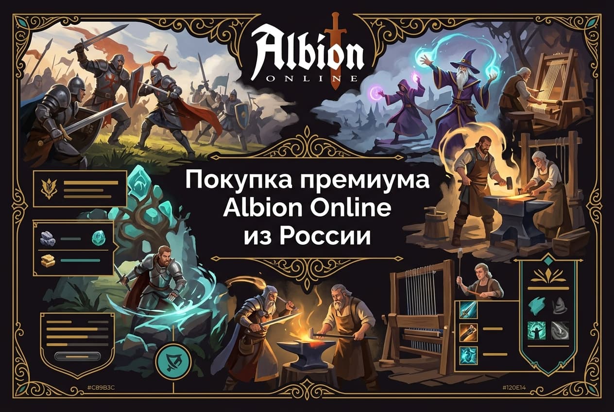 Как купить премиум в Albion Online из России в 2026 году: без зарубежной карты