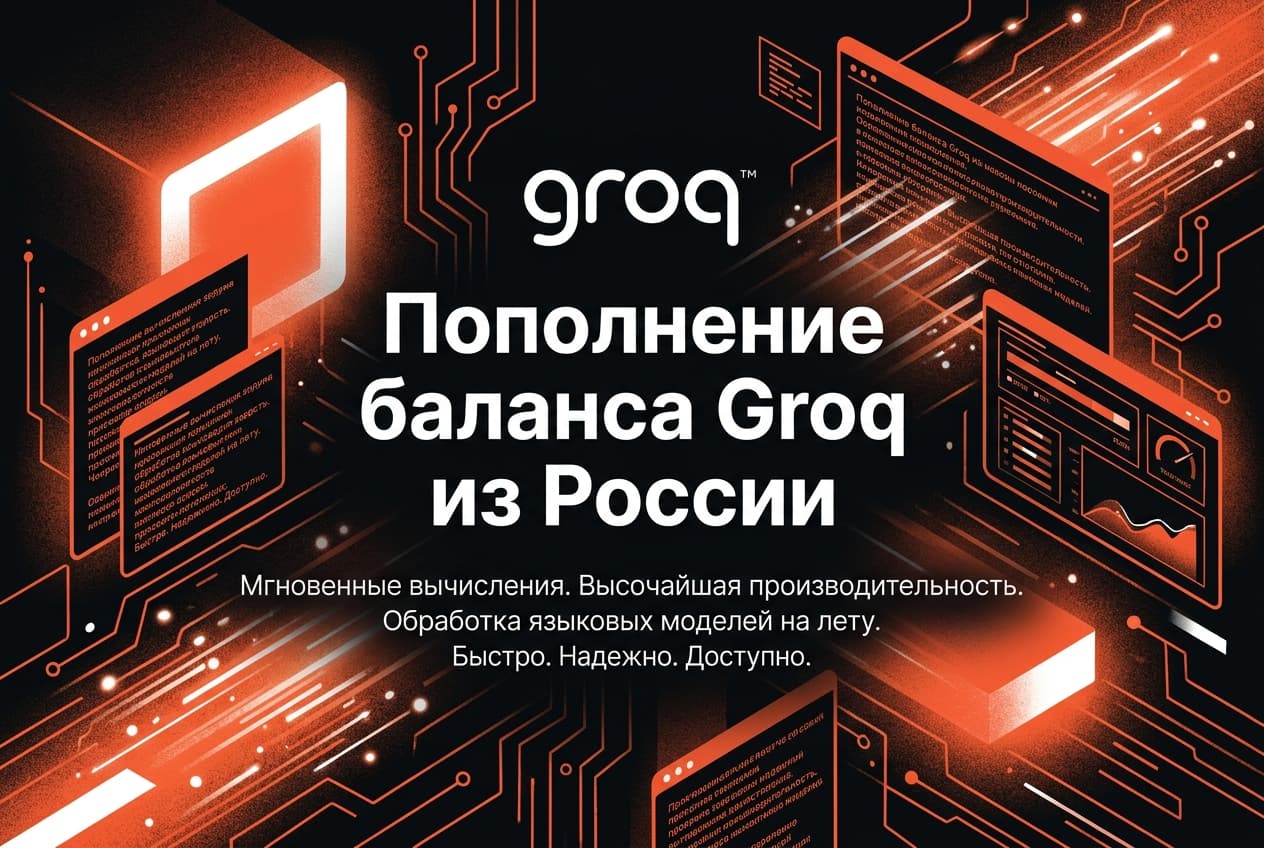 Как пополнить баланс Groq из России в 2026 году: без зарубежной карты