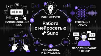 Suno от промпта до трека: как выстроить весь цикл работы с нейросетью