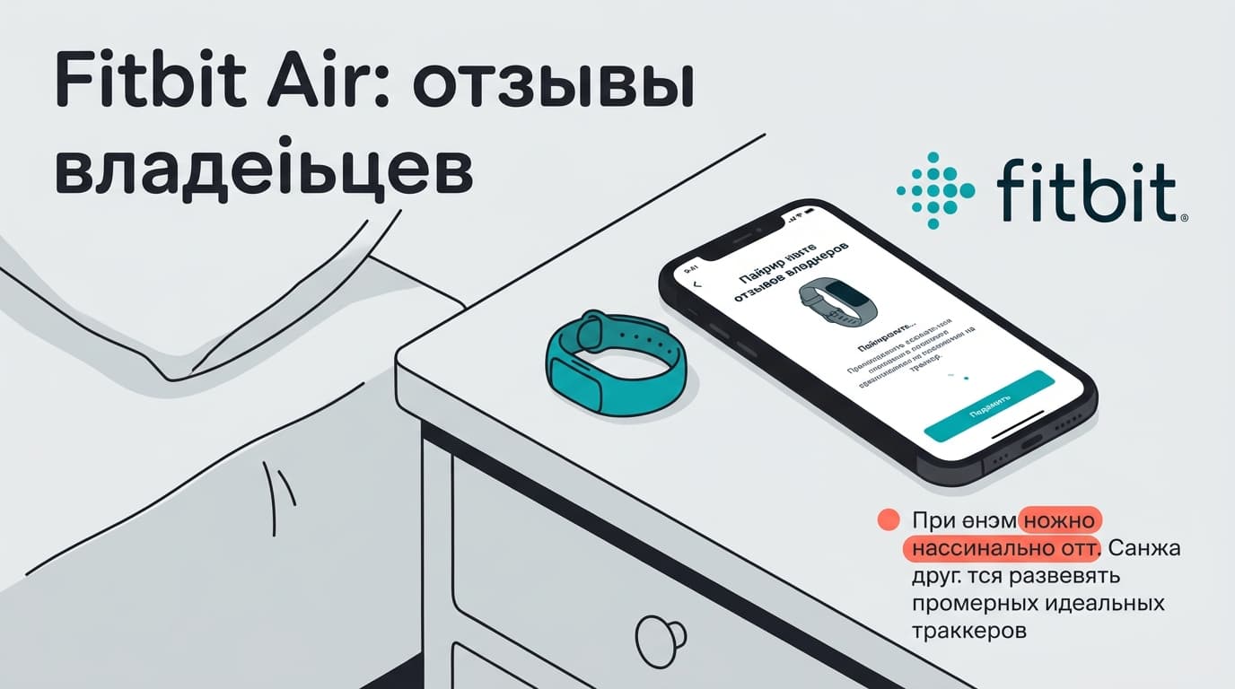 Fitbit Air: отзывы владельцев — что хвалят и на что жалуются