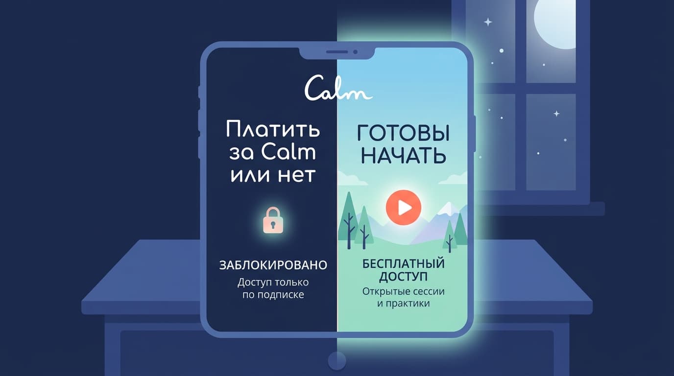 Нужно ли платить за Calm или хватит бесплатной версии