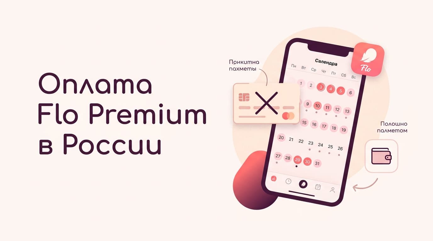 Как оплатить подписку Flo в России: цена Premium и рабочие способы в 2026 году