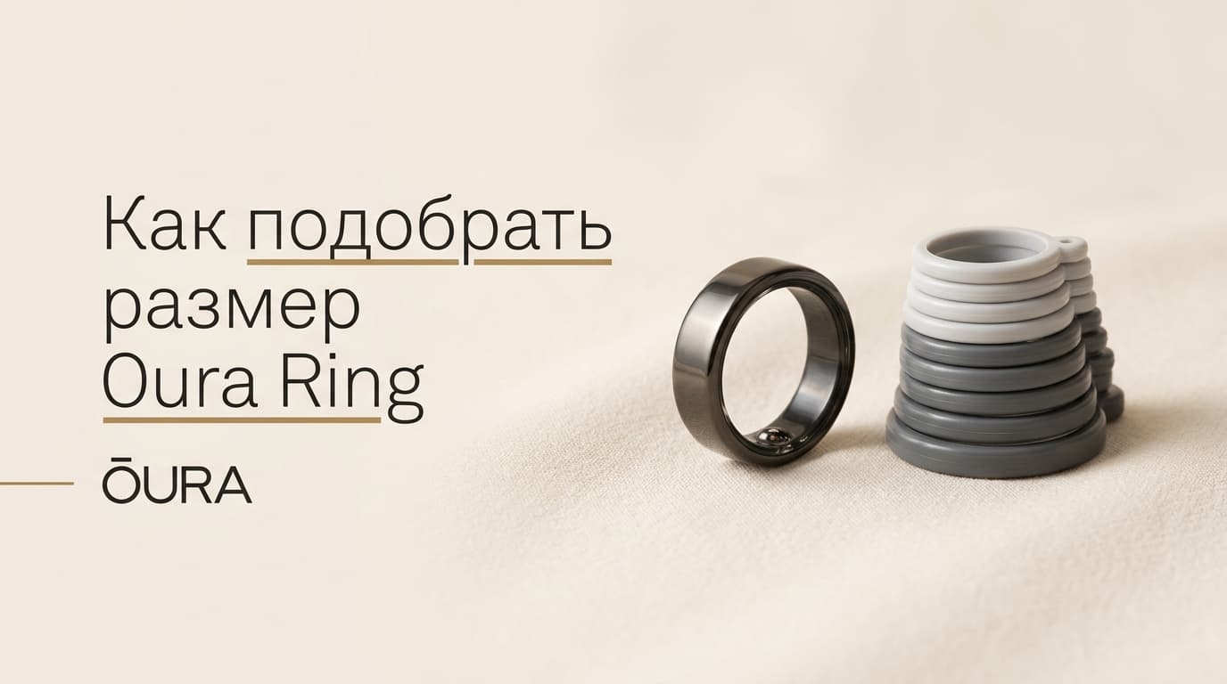 Как подобрать размер Oura Ring: sizing kit и как не ошибиться с посадкой