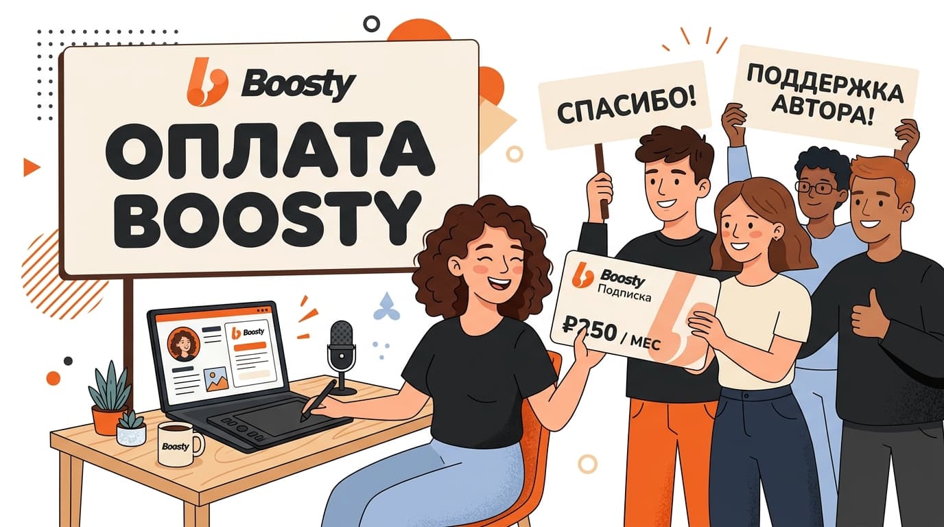 Как оформить подписку на Boosty в 2026 году