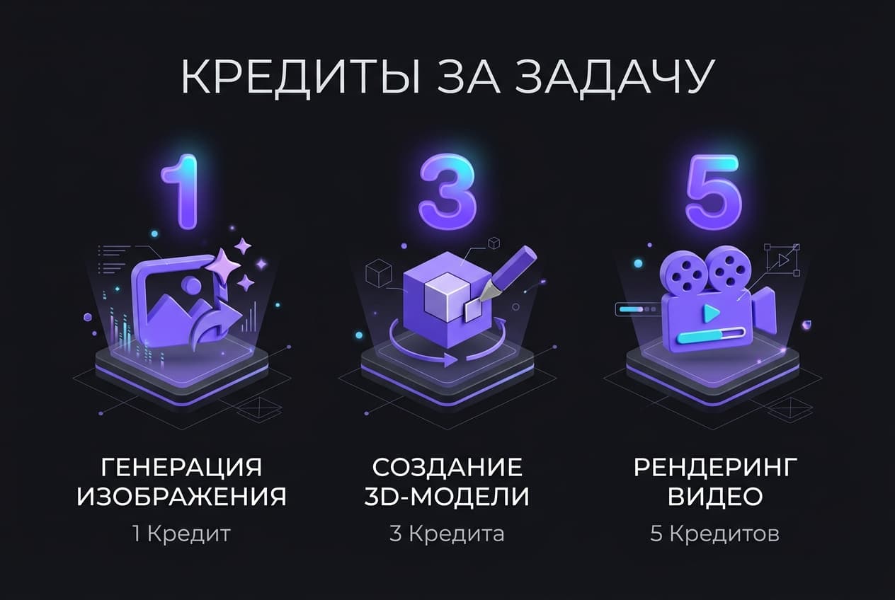 Как оплатить Meshy AI из России в 2026 году: генератор 3D-моделей без зарубежной карты — фото 3