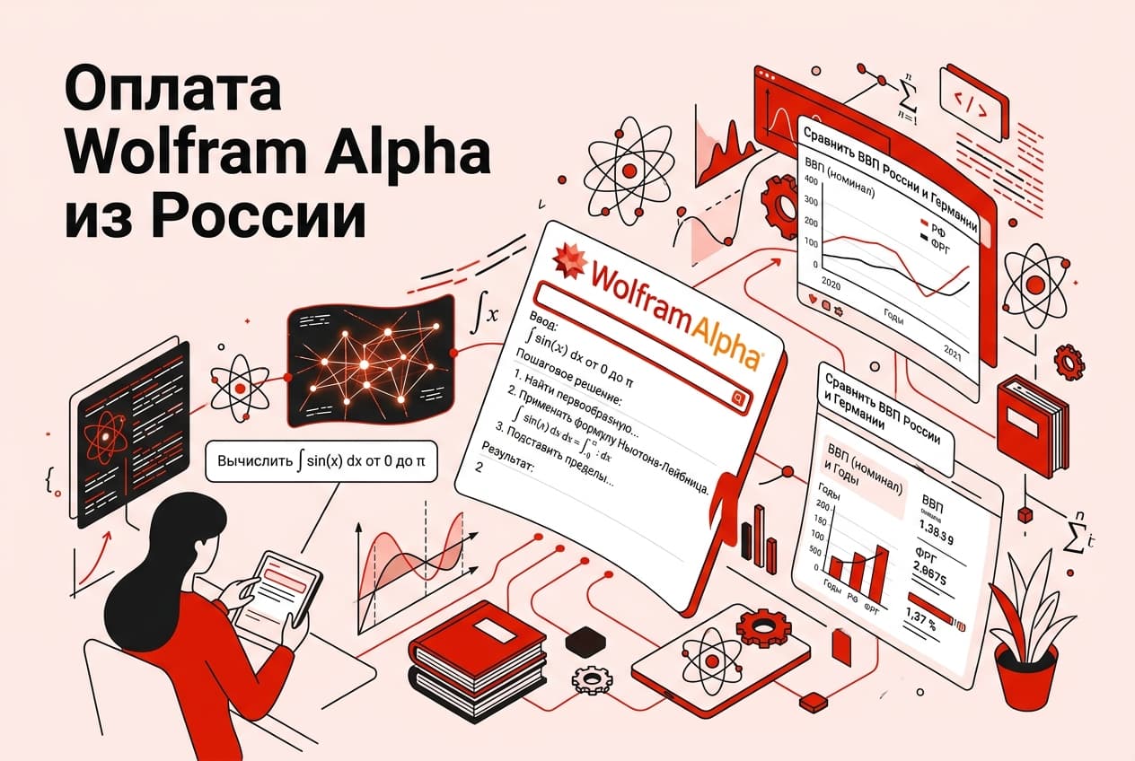 Как оформить подписку Wolfram Alpha из России в 2026 году: без зарубежной карты