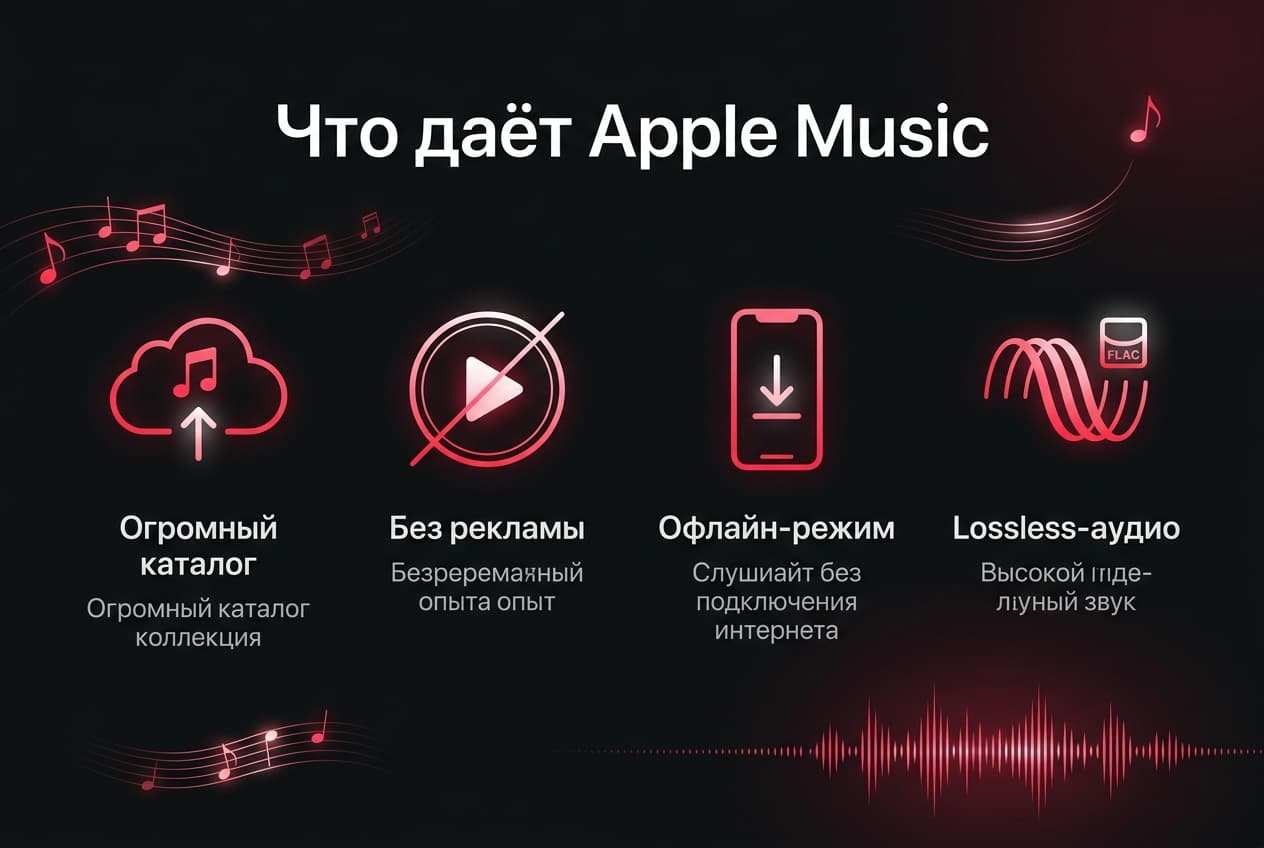Как оплатить Apple Music из России в 2026 году: подписку без зарубежной карты — фото 1