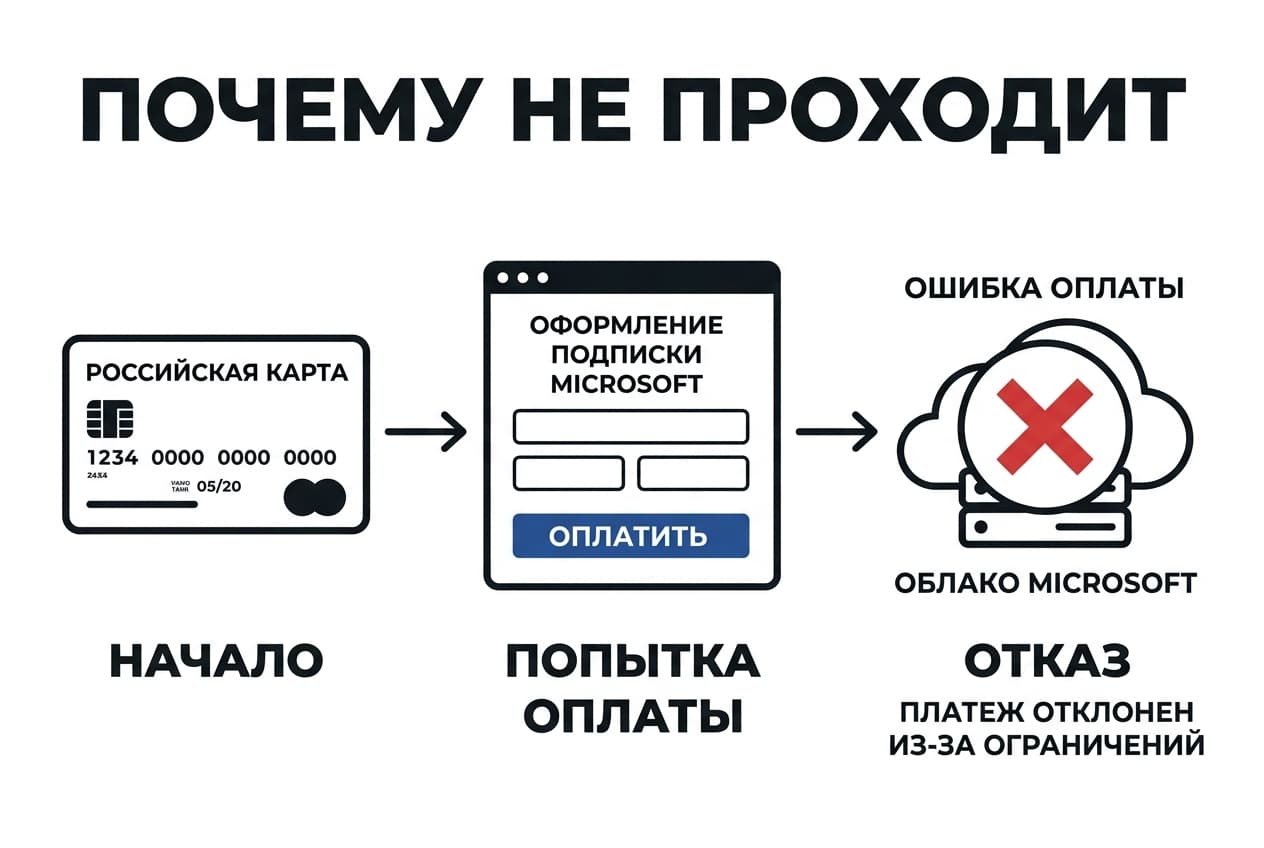 Как оплатить подписку Word из России в 2026 году — фото 2