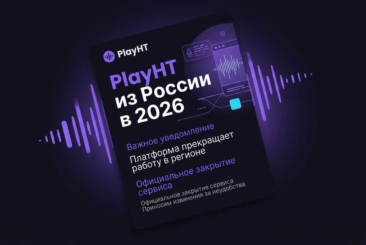 Как оформить подписку PlayHT из России в 2026 году: что важно знать