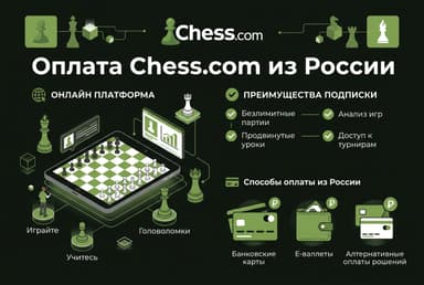 Как оформить подписку Chess.com из России в 2026 году: без зарубежной карты