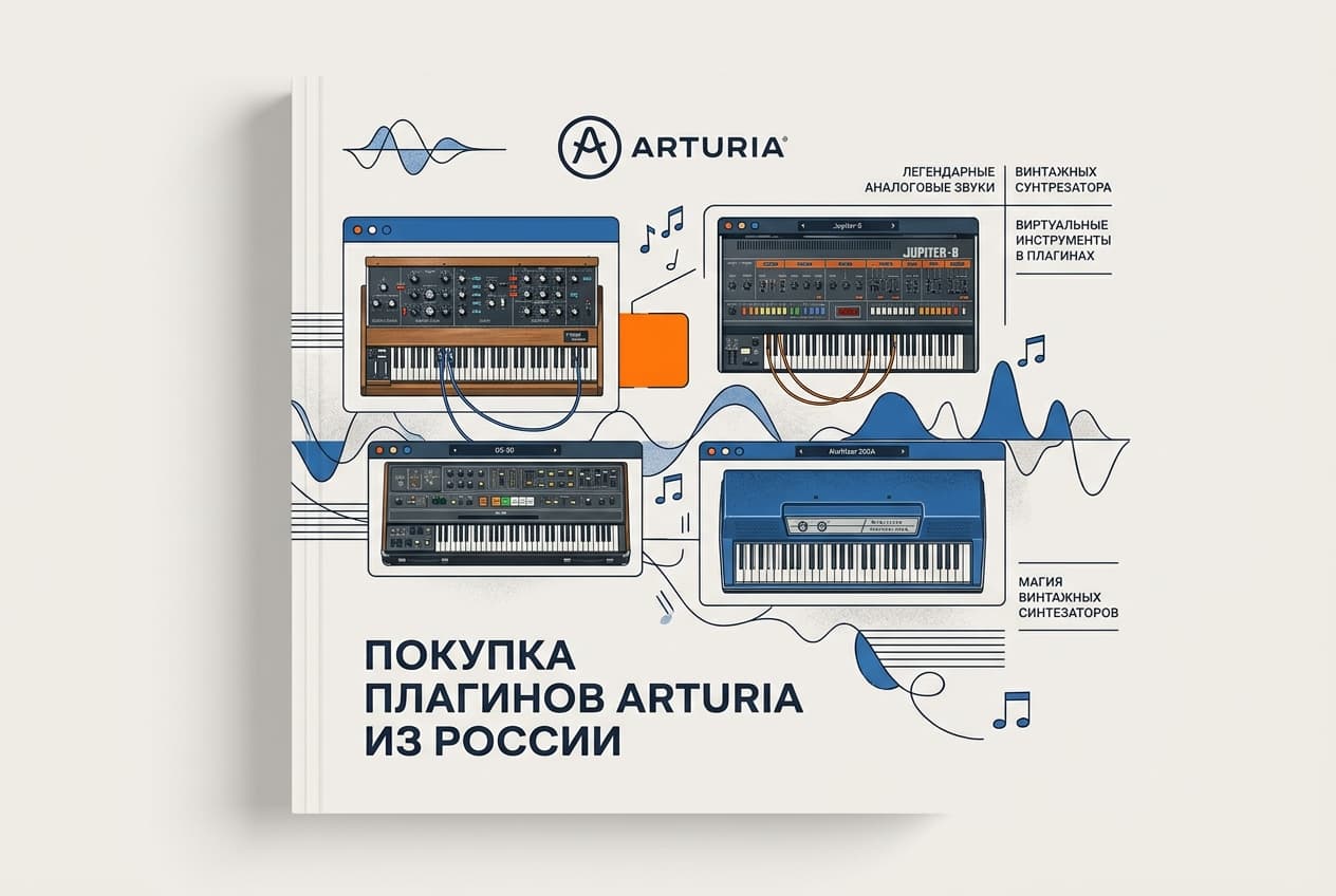 Как купить плагины Arturia из России в 2026 году: без зарубежной карты