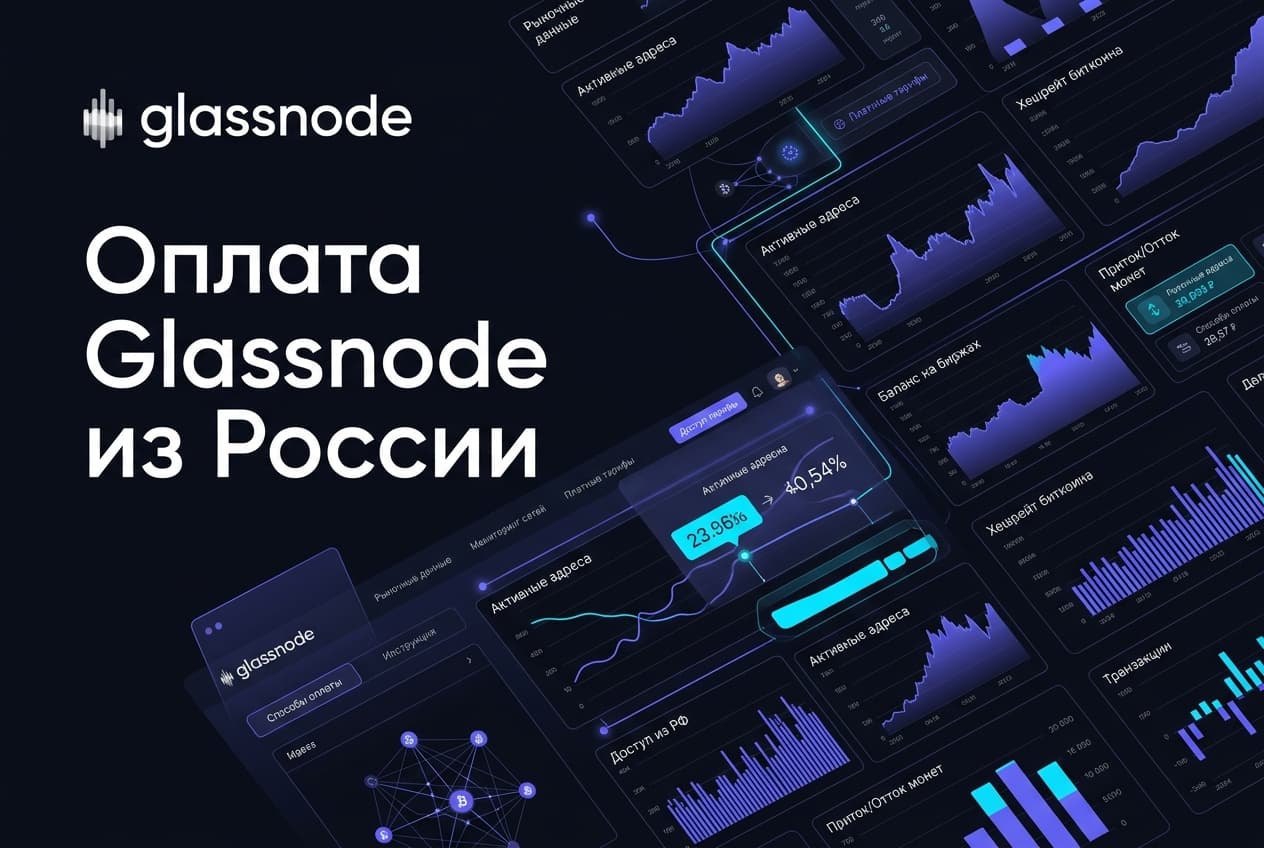 Как оформить подписку Glassnode из России в 2026 году: без зарубежной карты