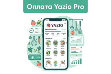 Yazio: как оплатить подписку из России в 2026 году