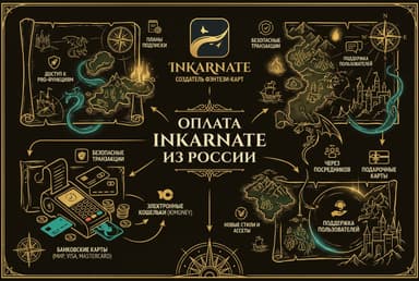 Как оформить подписку Inkarnate в России в 2026 году: без зарубежной карты