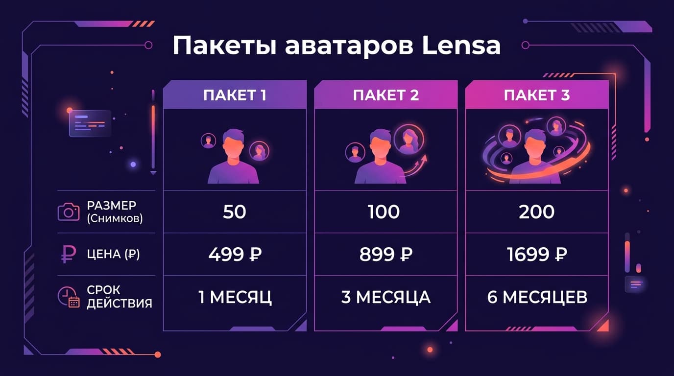 Сколько стоят пакеты аватаров и подписка Lensa в 2026 году — фото 2
