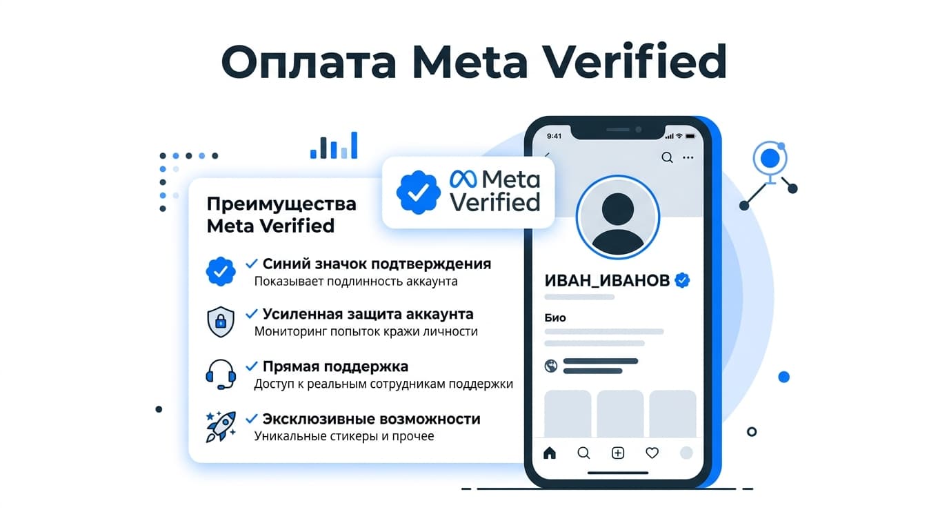 Как оформить подписку Meta Verified из России в 2026 году