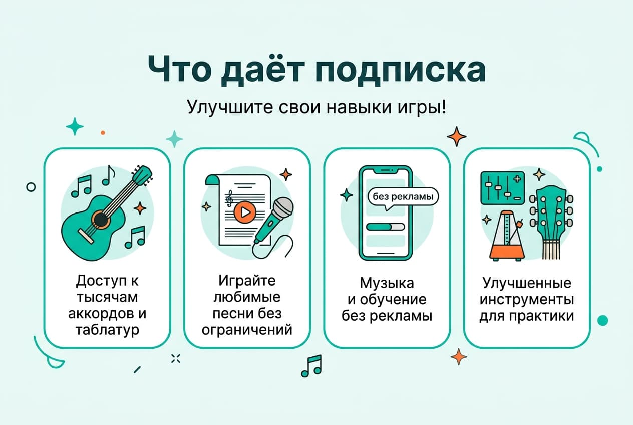 Как оплатить GuitarTuna из России в 2026 году: подписку без зарубежной карты — фото 1