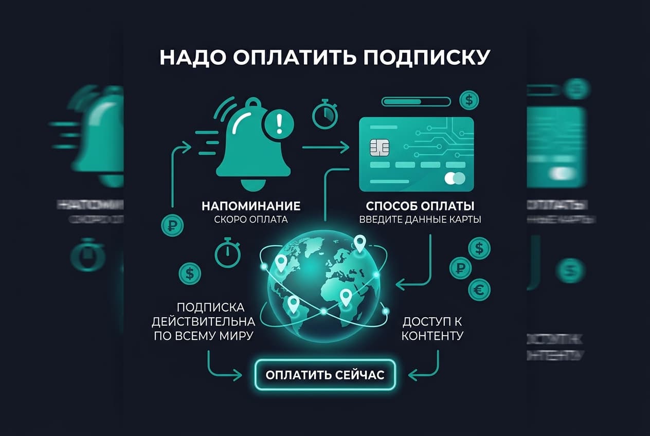 Надо оплатить подписку из России в 2026 году: как сделать быстро