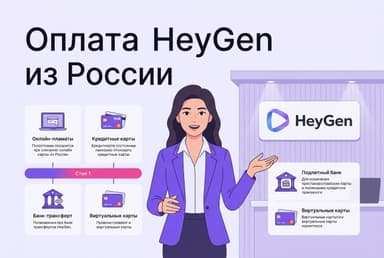 Как оплатить HeyGen из России в 2026 году: ИИ-аватары для видео без зарубежной карты
