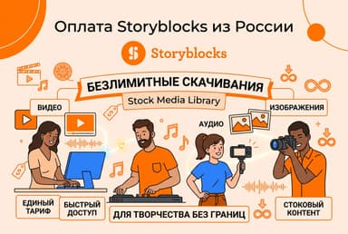 Как оформить подписку Storyblocks из России в 2026 году: без зарубежной карты