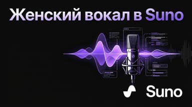 Женский вокал в Suno: как заставить нейросеть петь женским голосом и не сбиться на мужской