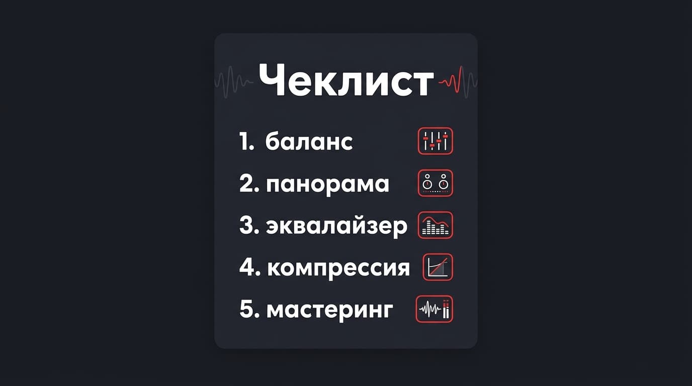 Сведение трека в BandLab: чеклист, чтобы микс звучал собранно — фото 1