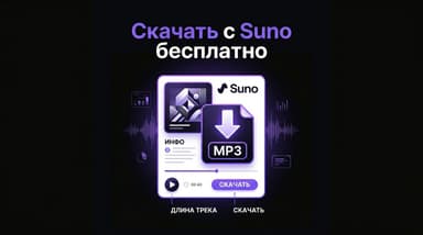 Suno: как сохранить свою песню в MP3 без подписки и что доступно бесплатно