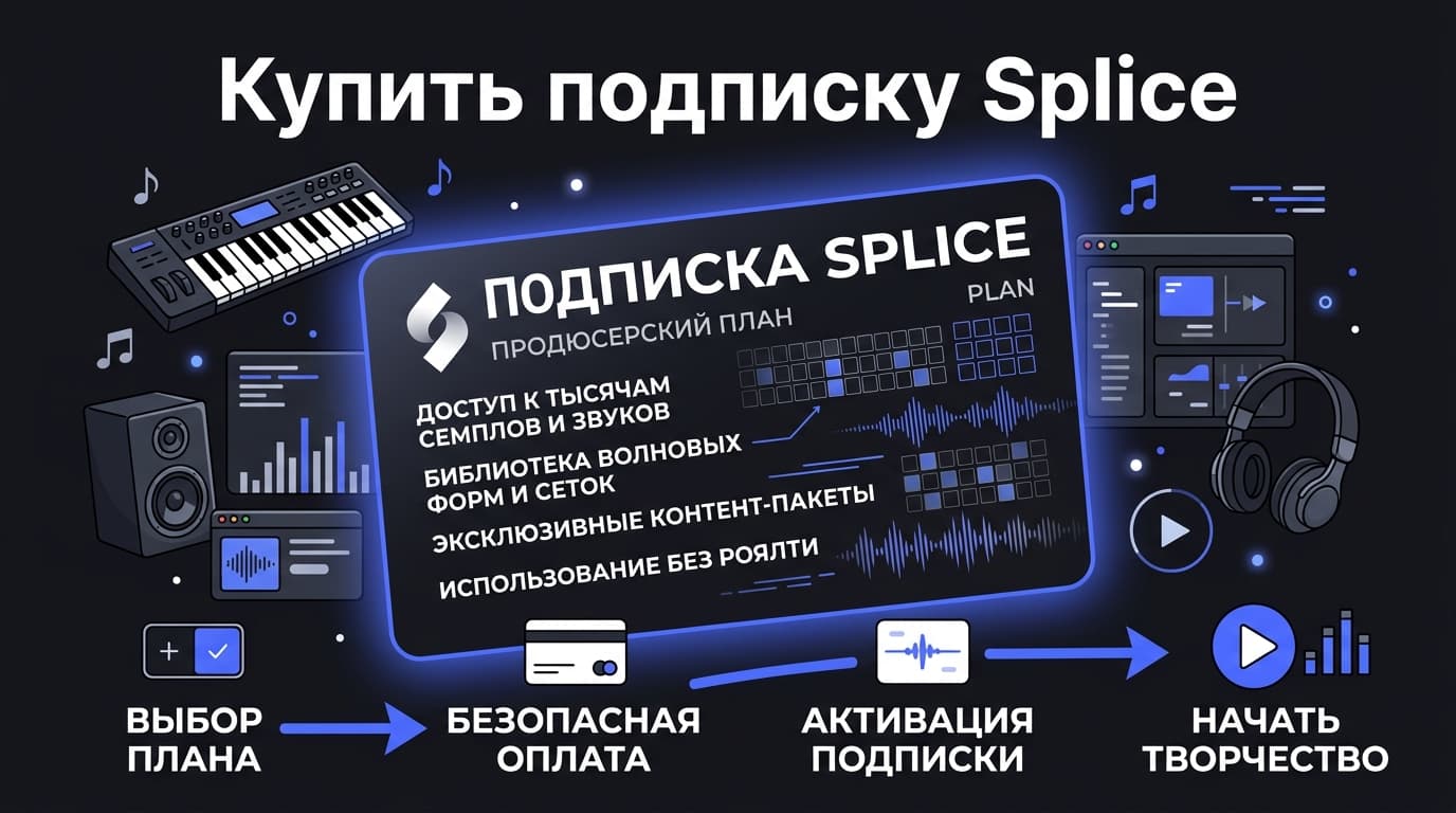 Подписка Splice из России: тарифы и рабочий способ оплаты
