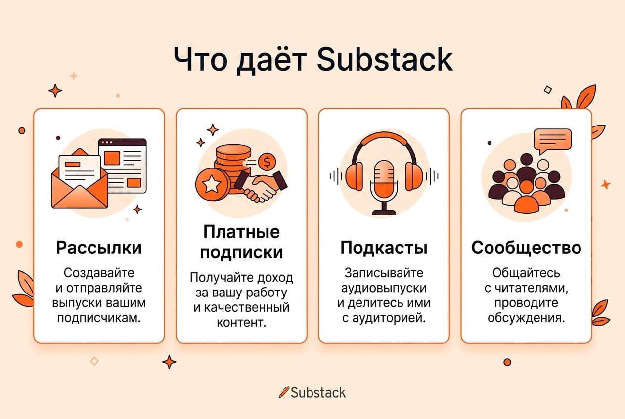 Как оформить подписку Substack из России в 2026 году: без зарубежной карты — фото 1