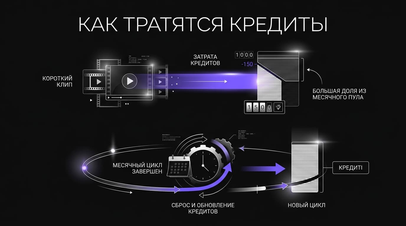 Luma Dream Machine с нуля: первое видео, промпты и кредиты в 2026 — фото 4