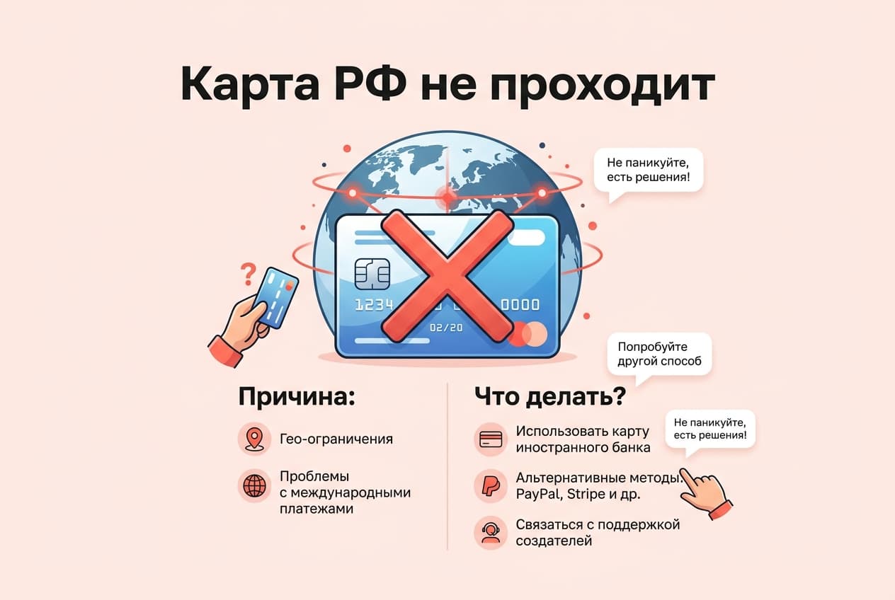 Как оплатить подписку на Patreon из России в 2026 году: без зарубежной карты — фото 3