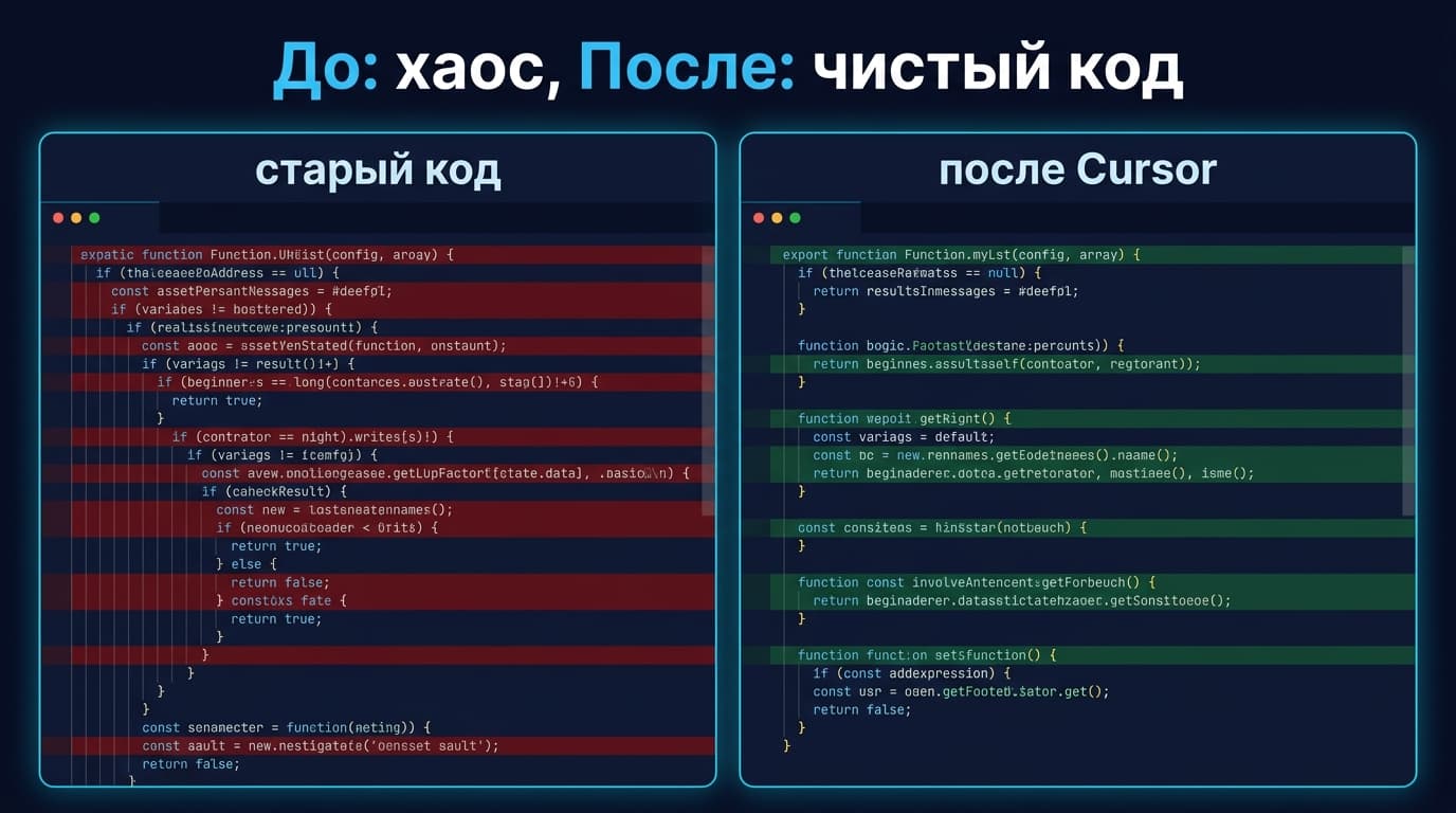 Разбор Cursor для чистки legacy-кода: что реально умеет AI-редактор — фото 1