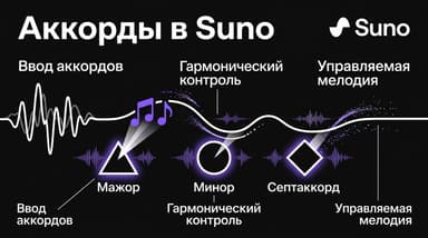 Как задать аккорды в Suno и насколько модель их слушается