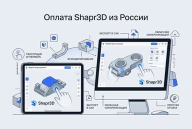 Как оформить подписку Shapr3D из России в 2026 году: без зарубежной карты