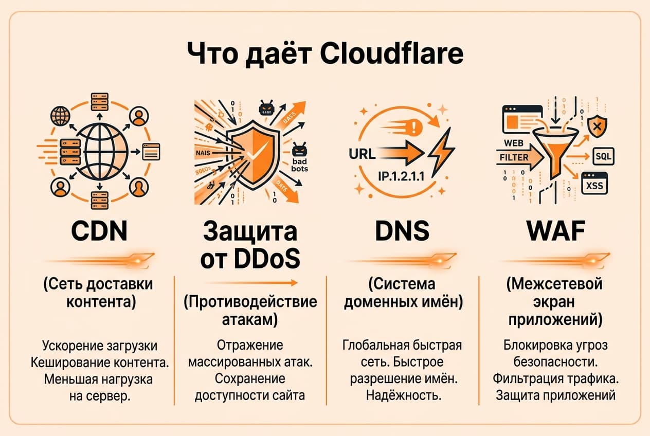 Как оформить подписку Cloudflare из России в 2026 году: без зарубежной карты — фото 1
