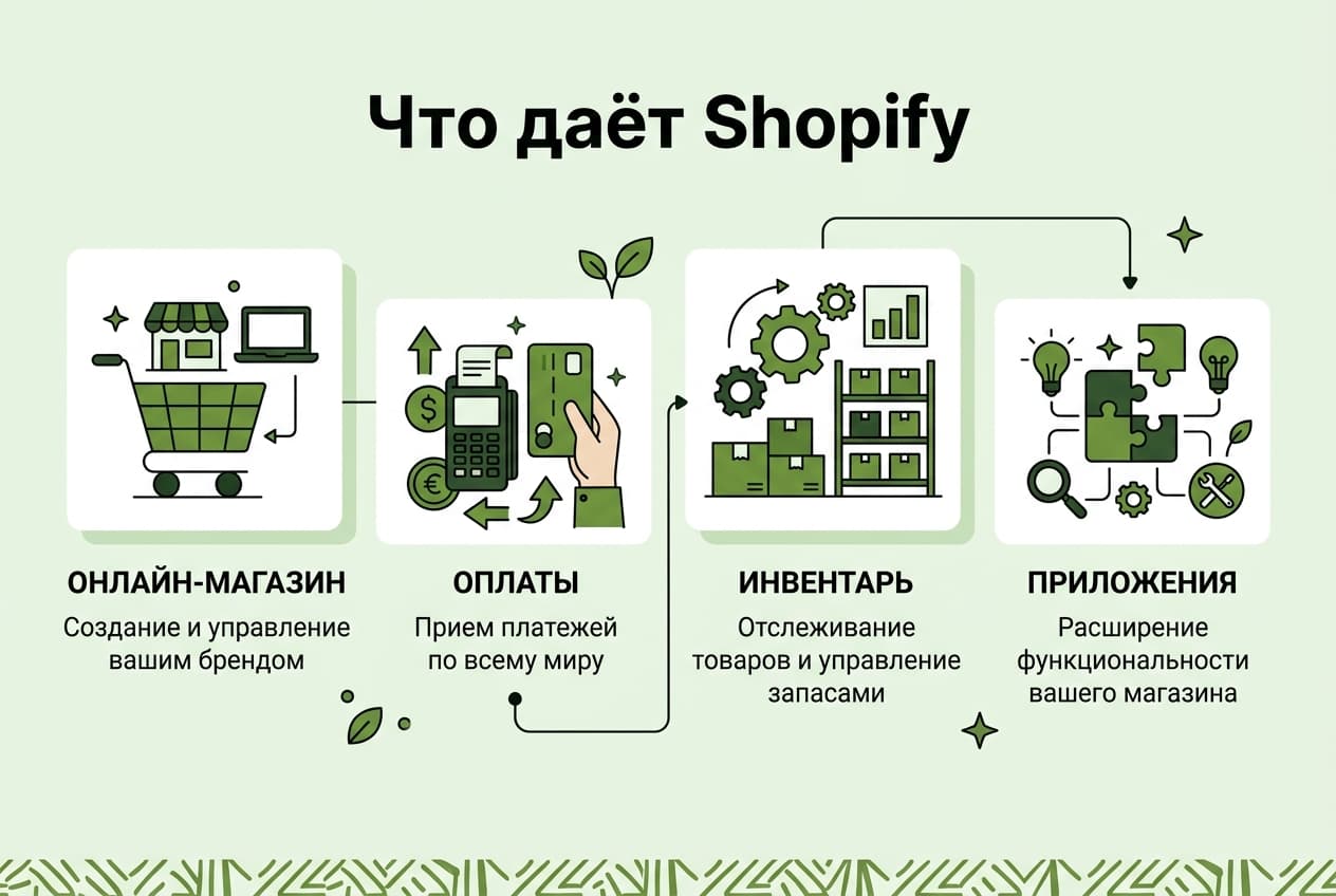 Как оформить подписку Shopify из России в 2026 году: без зарубежной карты — фото 1